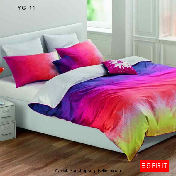 Esprit - Cotton Satin Printed Light Weight Winter Quilt (Multicolor)