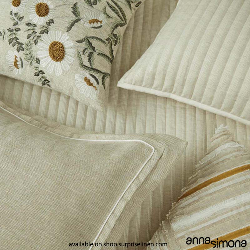 Anna Simona - Oasis 7 Pcs Linen Duvet Ensemble Set