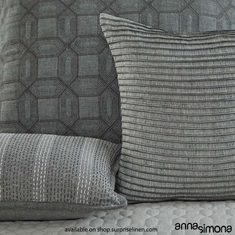 Anna Simona - Quinn 7 Pcs Cotton & Jacquard Duvet Ensemble Set