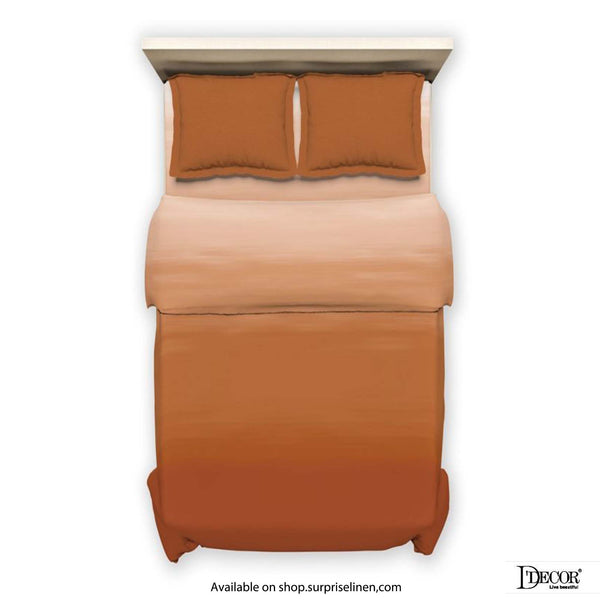 D'Decor - Esteem Ombre Balayage 100% Cotton Bed in a Bag Set (Brown)