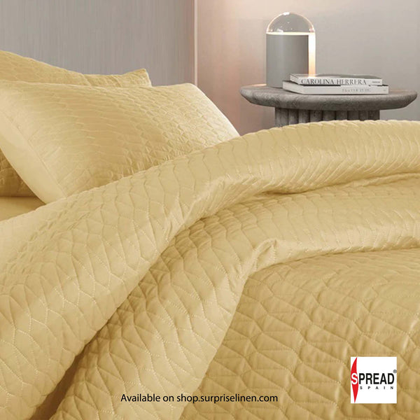 Spread Spain - Crystal Day And Night 3 Pcs Bed Cover Set (Gold)