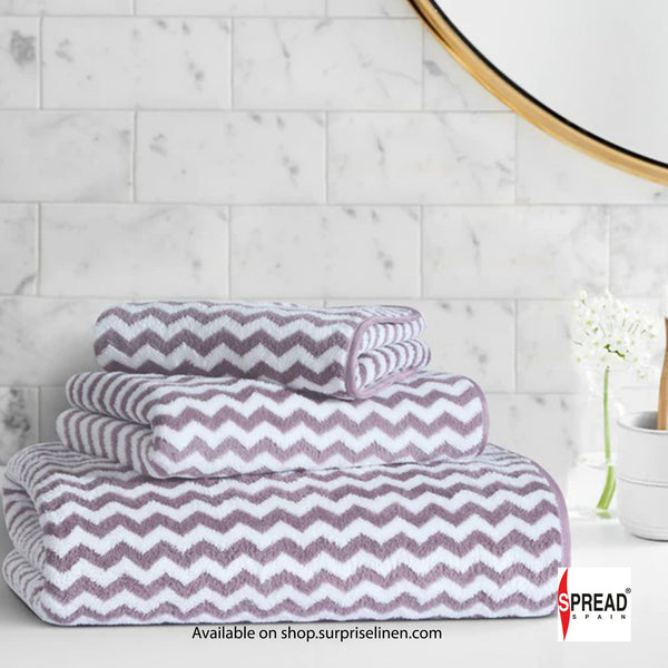 Spread Spain - Wave Made in Spain 100% Cotton Towels High Absorbent & Super Soft (Purple)