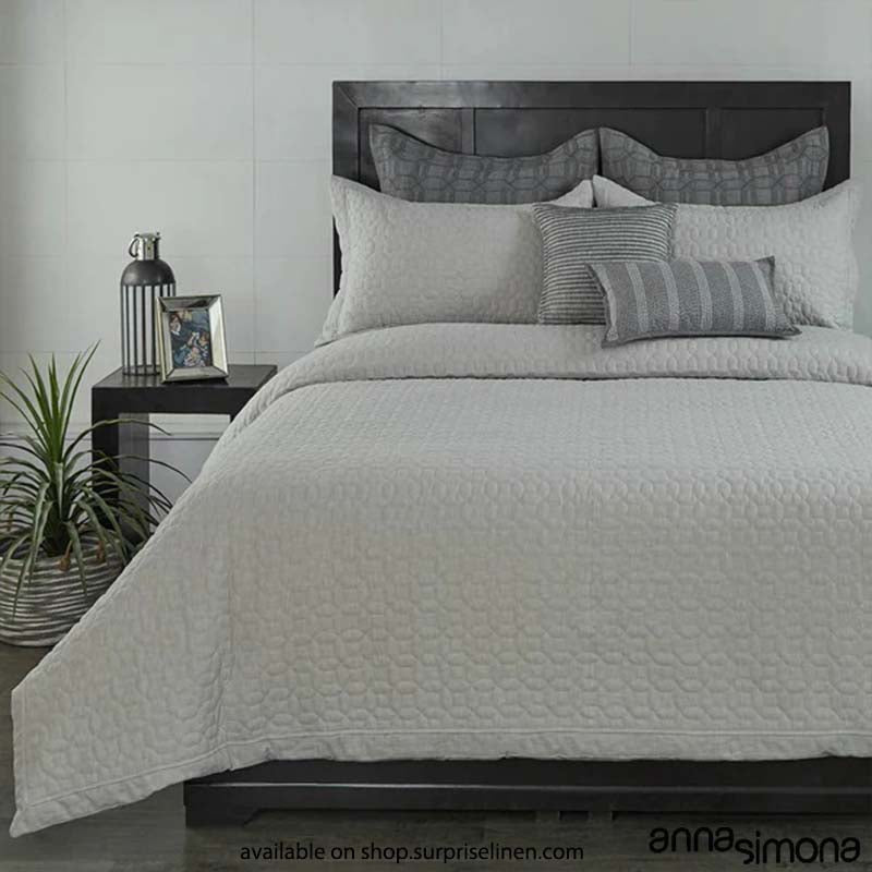 Anna Simona - Quinn 7 Pcs Cotton & Jacquard Duvet Ensemble Set