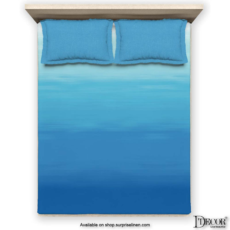 D'Decor- Esteem Collection Balayage Marina Bed Sheet Set