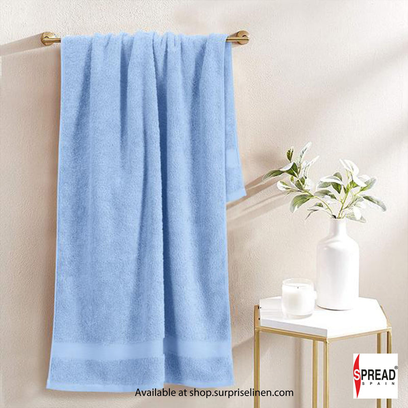 Spread Spain - Ring Spun Cotton Luxurious Bath Towels (Blue)