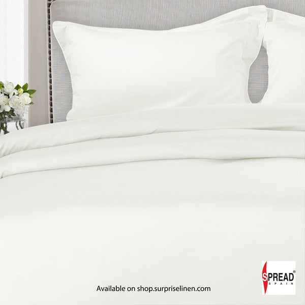 Spread Spain - The Italian Collection 500 Thread Count Cotton Duvet Covers (Off White)