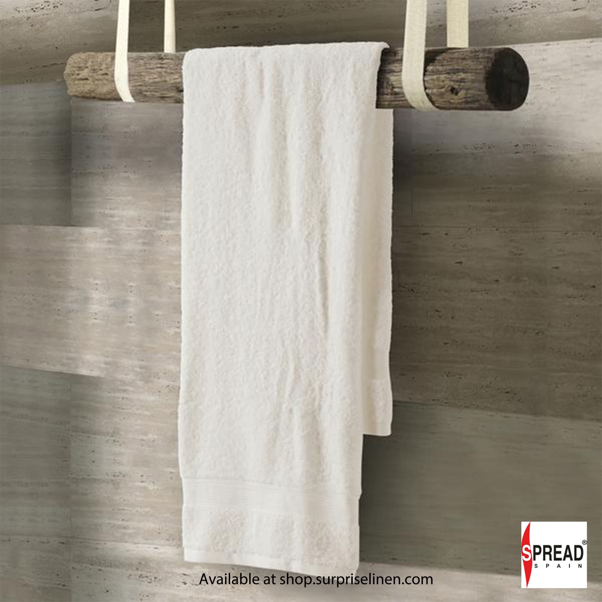 Spread Spain - Ring Spun Cotton Luxurious Bath Towels (Ivory)