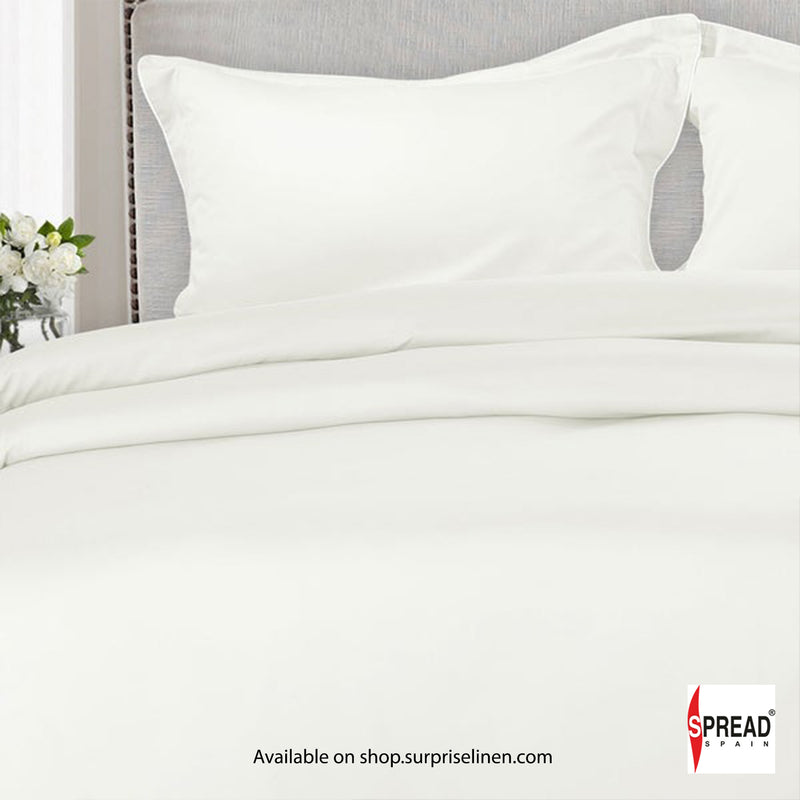 Spread Spain - The Italian Collection 500 Thread Count Cotton Bedsheet Set (Off White)