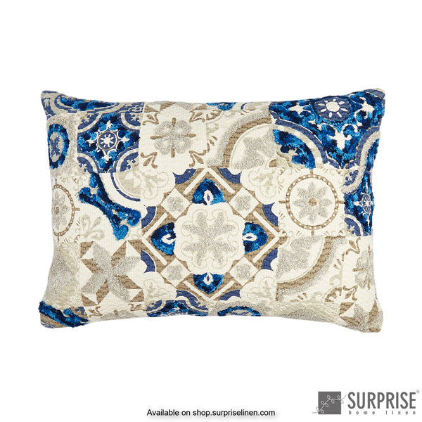 Surprise Home - Moorish Cushion Cover 35 x 50 cms (Blue)