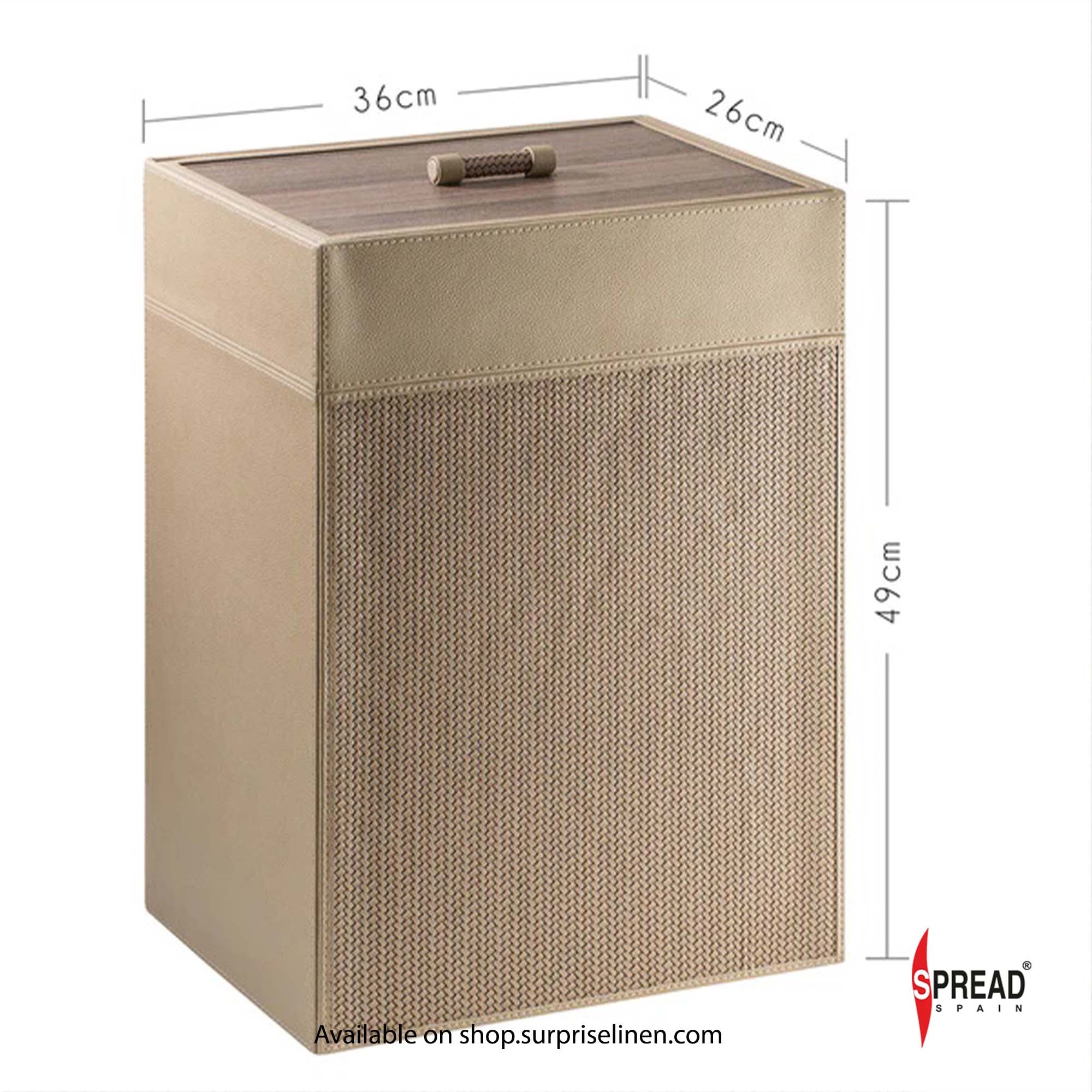 Spread Spain - Riggiani Collection Laundry Hamper (Porridge)