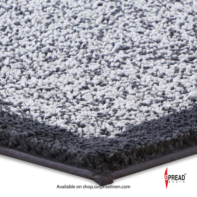 Spread Spain - Bubble Thick & Plush Bath Mats (Dark / Light Grey)