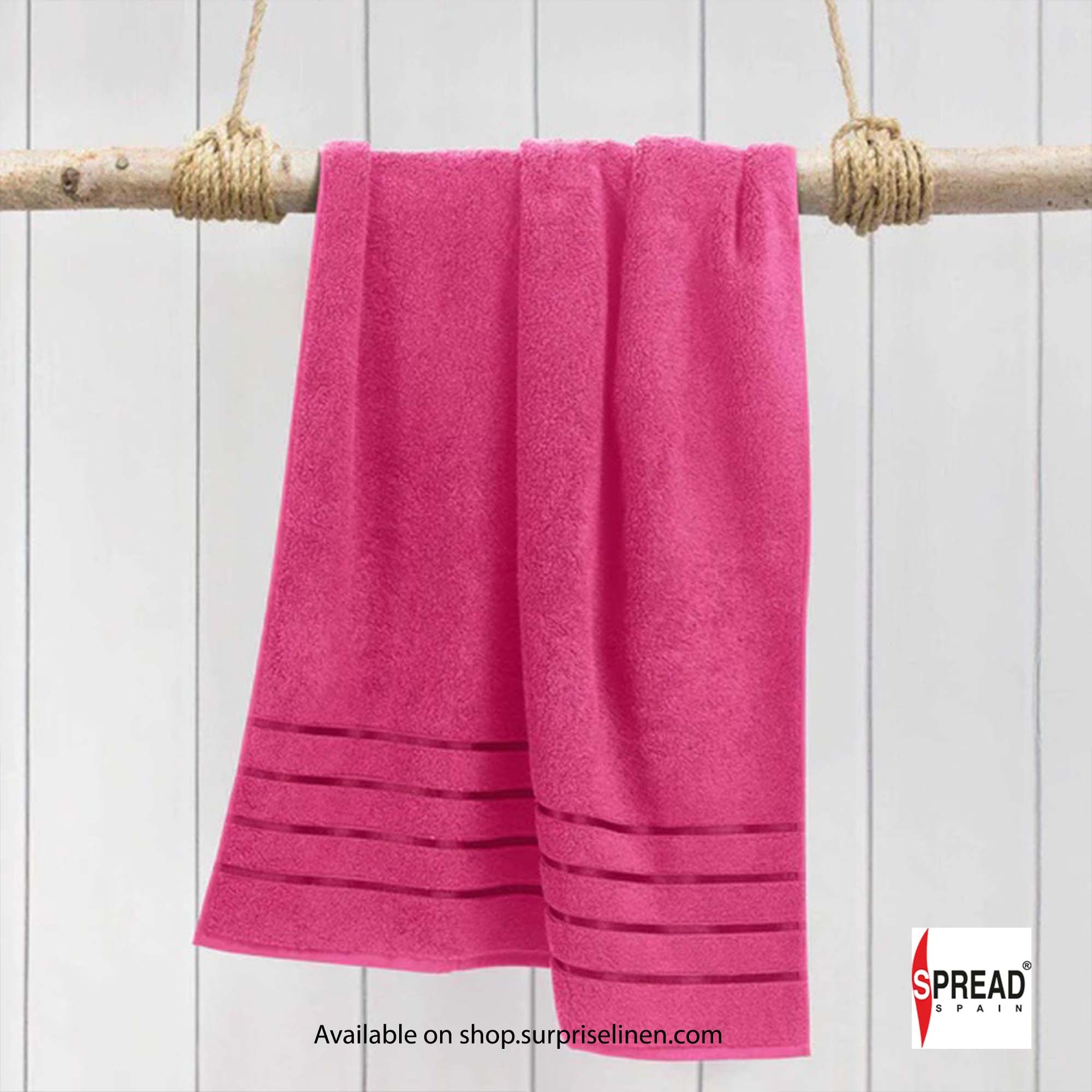 Spread Spain - Roman Bath Collection Towels (Fuchsia)