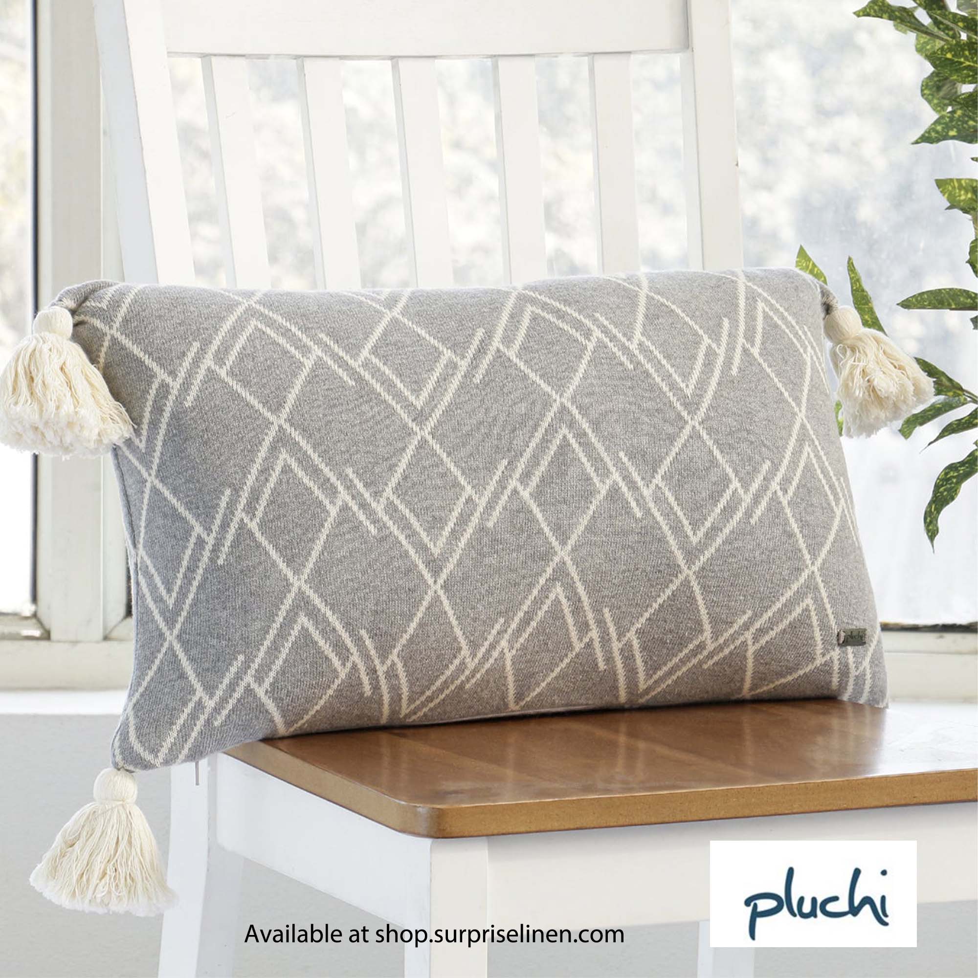 Pluchi - Gianna Cushion Cover (Grey)