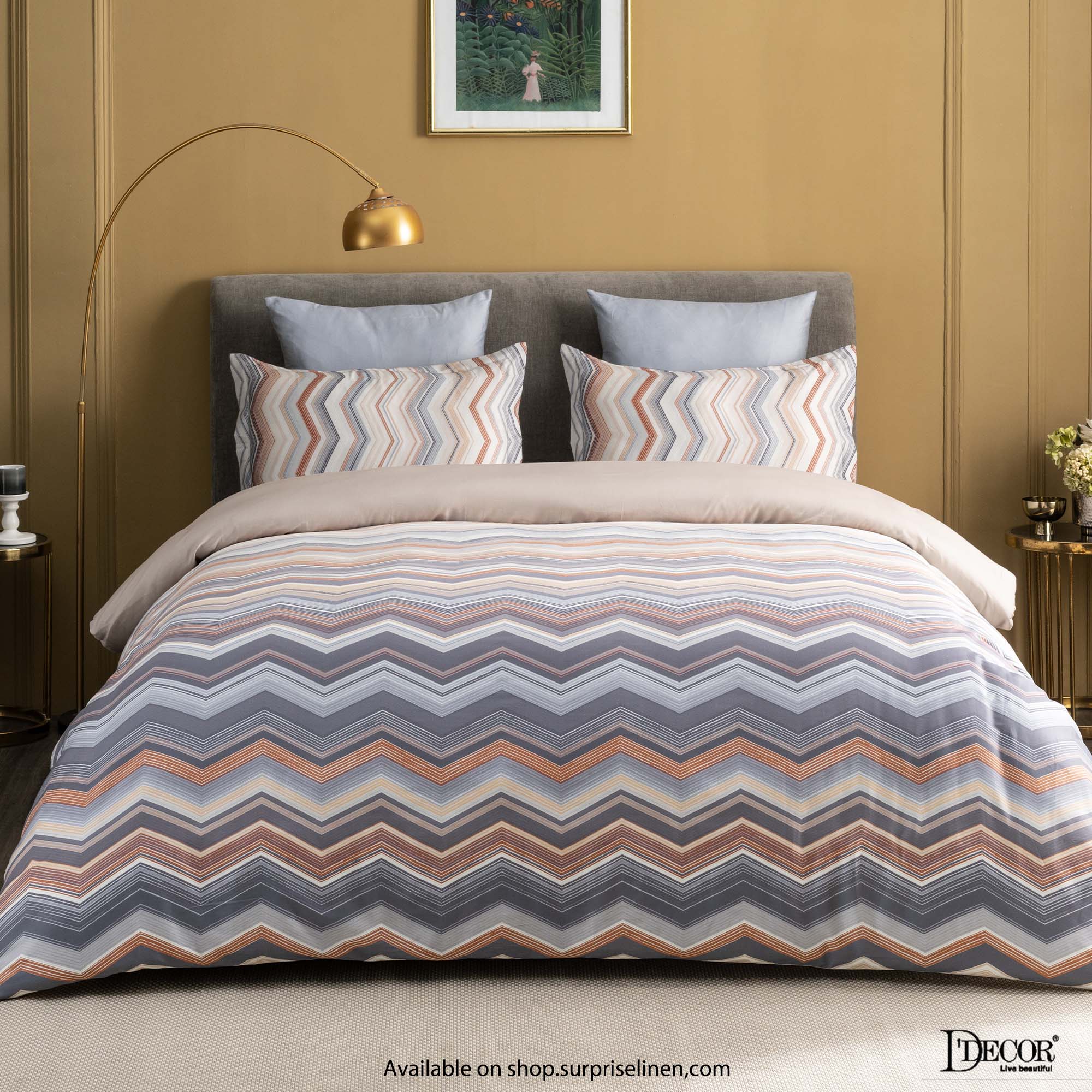 D'Decor - Premier Collection 300 Thread Count Cotton 3 Pc Bed Sheet Set (Copper)