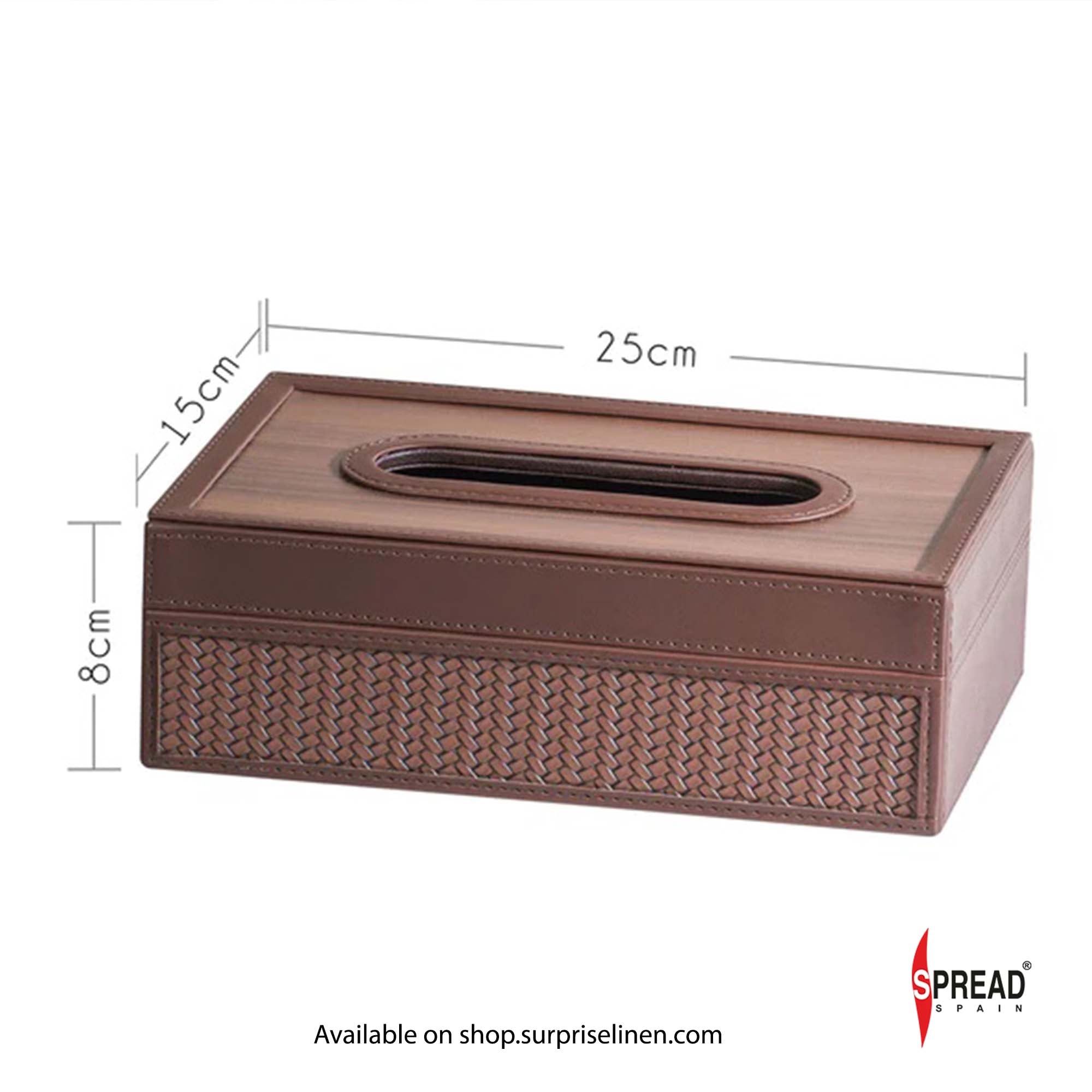 Spread Spain - Riggiani Collection Tissue Box (Cappuccino)