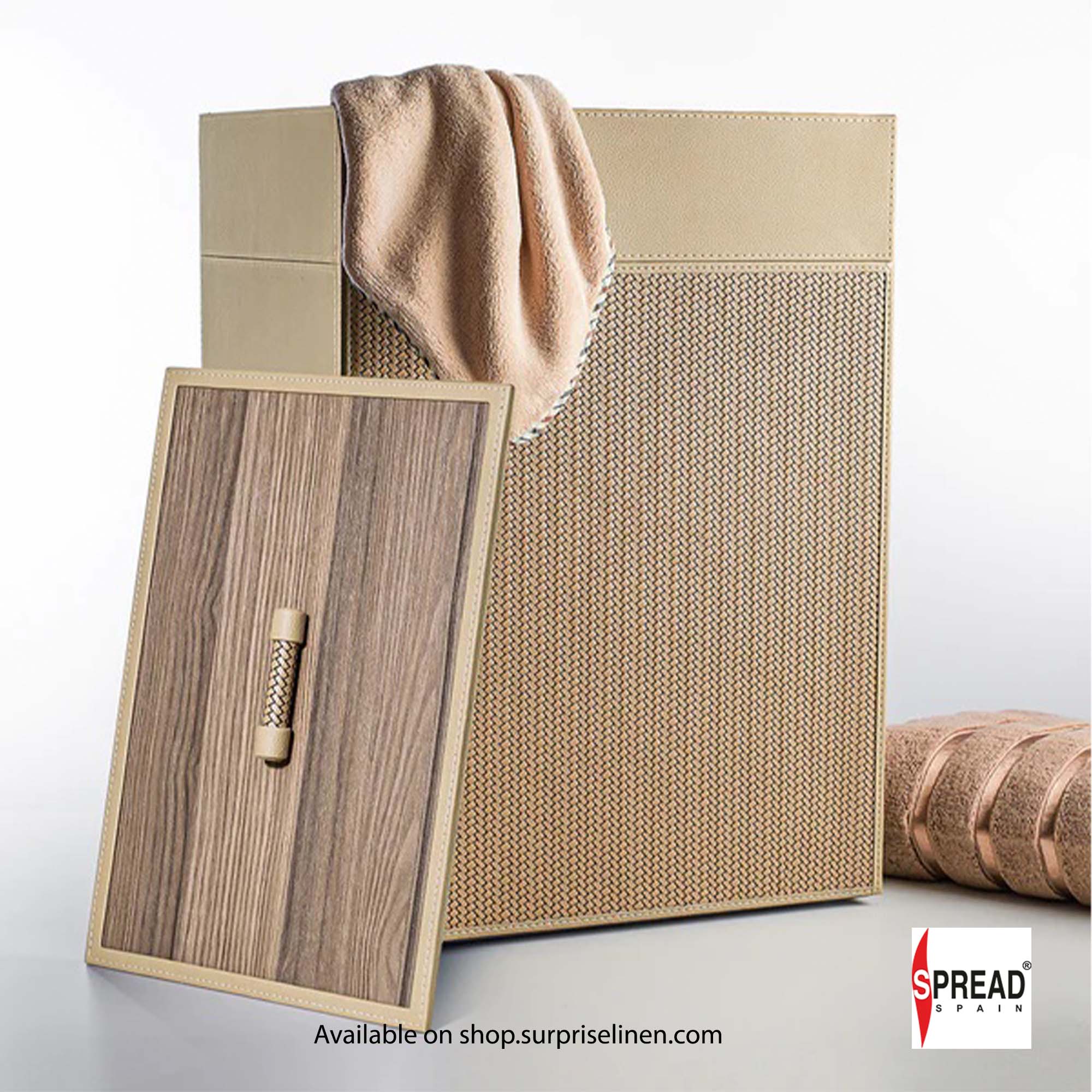 Spread Spain - Riggiani Collection Laundry Hamper (Porridge)