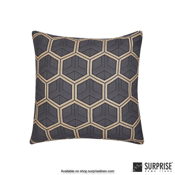 Surprise Home - Hive 45 x 45 cms Designer Cushion Cover (Blue)