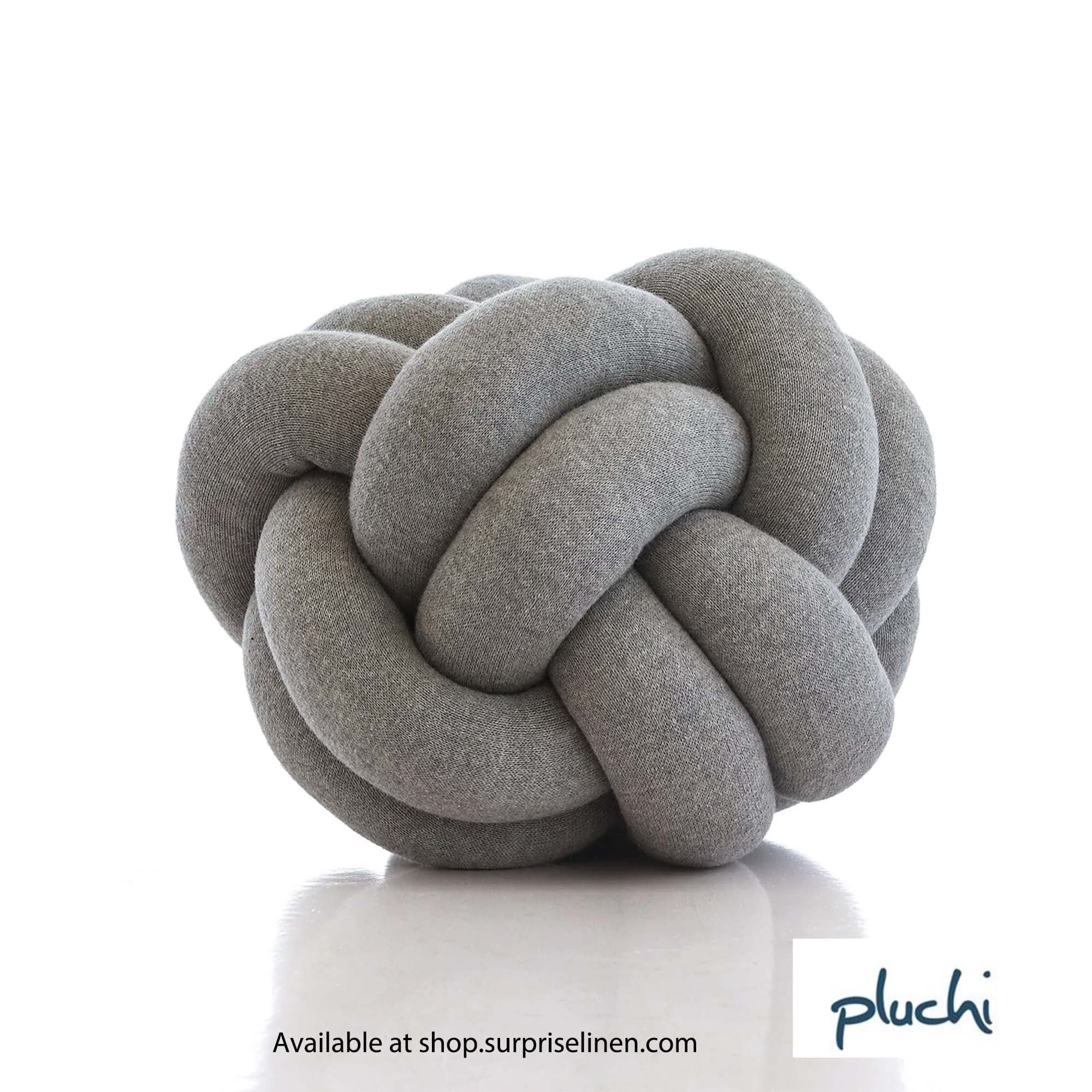 Pluchi - Nodo Cushion Cover (Light Grey)