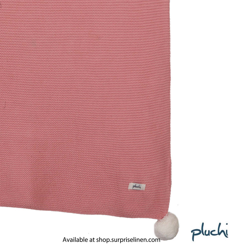 Pluchi - Bugs Bunny 100% Organic Cotton Knitted All Seasons AC Blanket for Babies (Blossom)