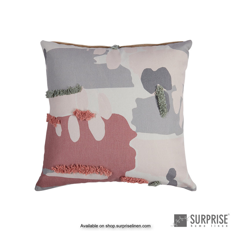 Surprise Home - Scandic Cushion Cover (Pink & Grey)