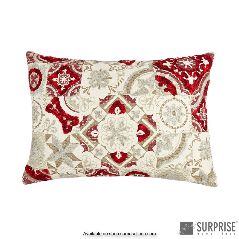 Surprise Home - Moorish Cushion Cover 35 x 50 cms (Red)
