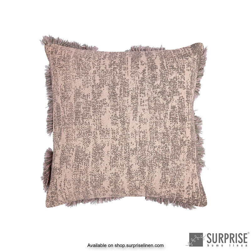 Surprise Home - Fringe Cushion Cover (Dusty Pink)