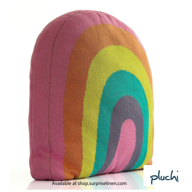 Pluchi - Rainbow Multicolor Cotton Cushion / Pillow For Kids