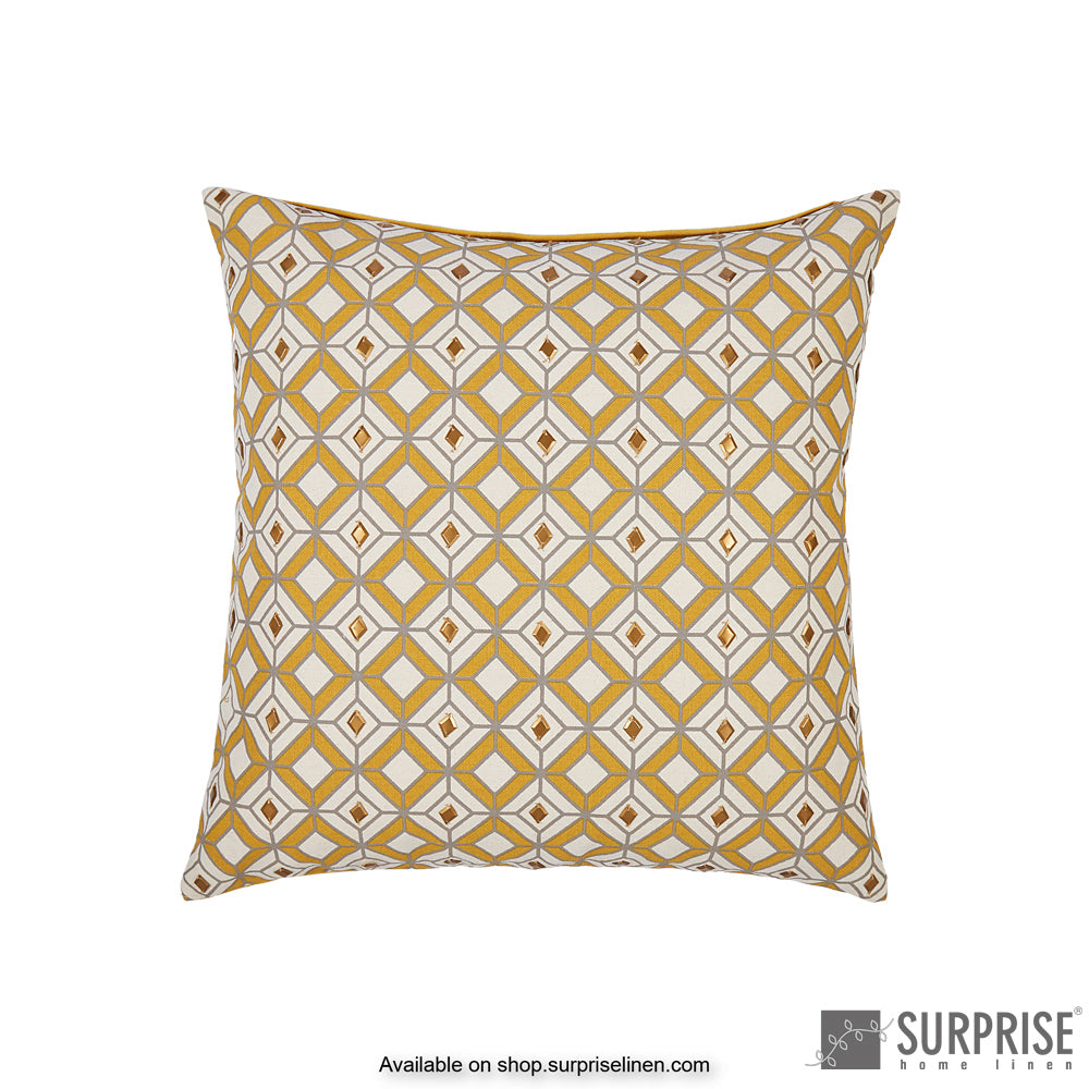 Surprise Home - Retro Chic Cushion Cover (Yellow)