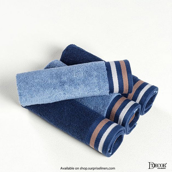 D'Decor - Zest Collection 500 GSM Bath Towel (Moonlight Blue)