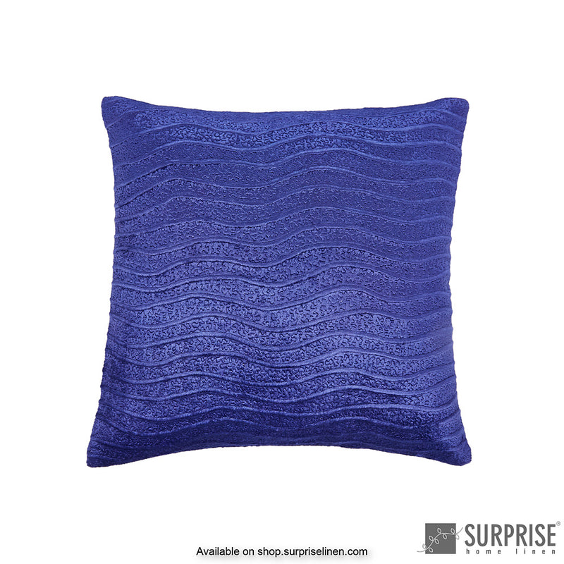Surprise Home - Velveteen Cushion Cover (Violet)