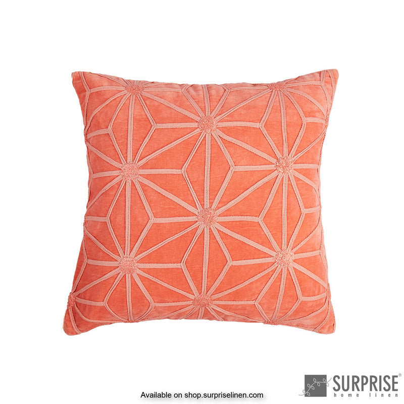 Surprise Home - Star Cushion Cover (Neon Peach)