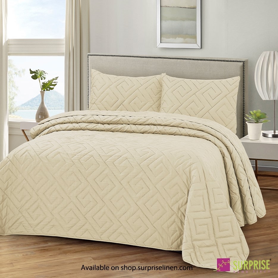 Surprise Home - Everyday Essentials D'Lux 3 Pcs Bedcover Set (Shell)