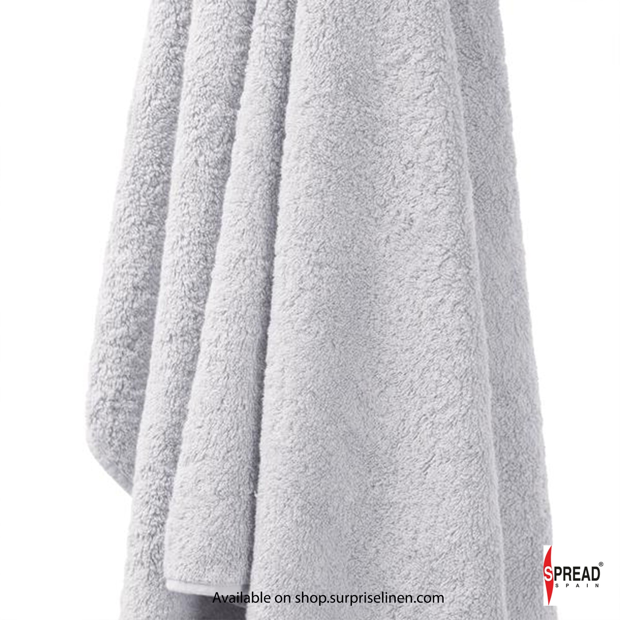 Spread Spain - Athens  Premium Cotton Luxurious Bath Towels (Grey)