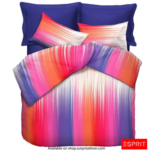 Esprit - Cotton Satin Printed Light Weight Winter Quilt (Thread Pink)
