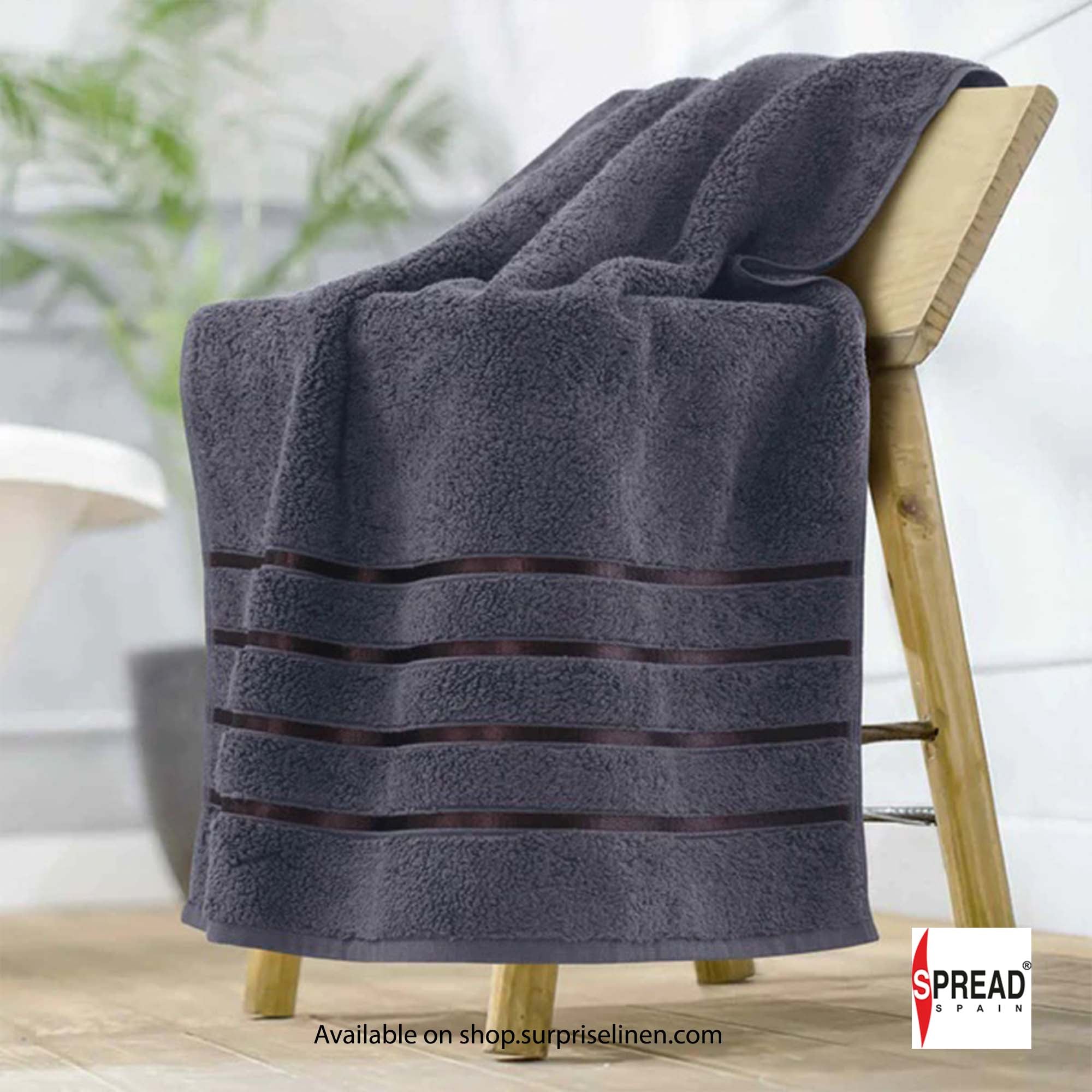 Spread Spain - Roman Bath Collection Towels (Grey)