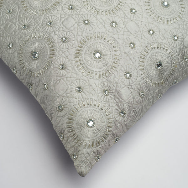 Surprise Home - Mandalas Cushion Covers (Light Grey)