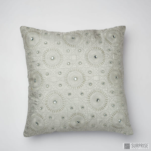 Surprise Home - Mandalas Cushion Covers (Light Grey)