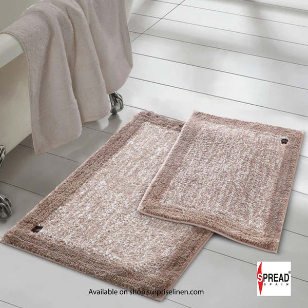 Spread Spain - Bubble Thick & Plush Bath Mats (Mouse / Brown)