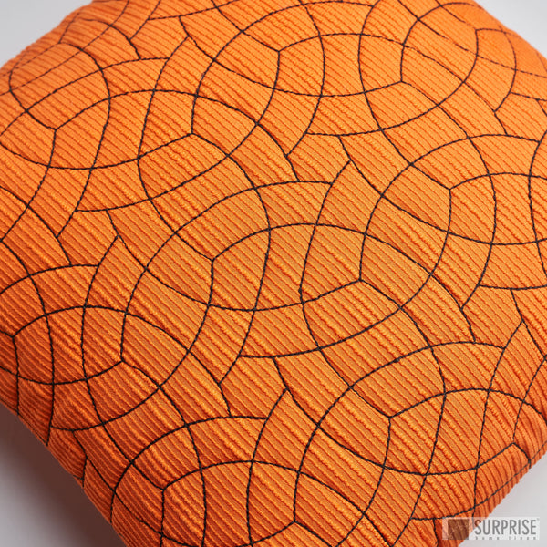 Surprise Home - Circle Trellis 40x40 Cushion Covers (Orange)