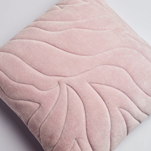 Surprise Home - Quilted Waves Cushion Covers (Lilac)