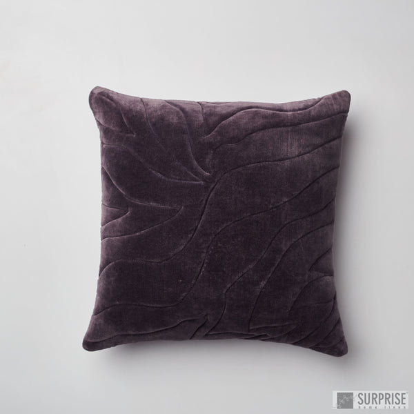 Surprise Home - Quilted Waves Cushion Covers (Charcoal)