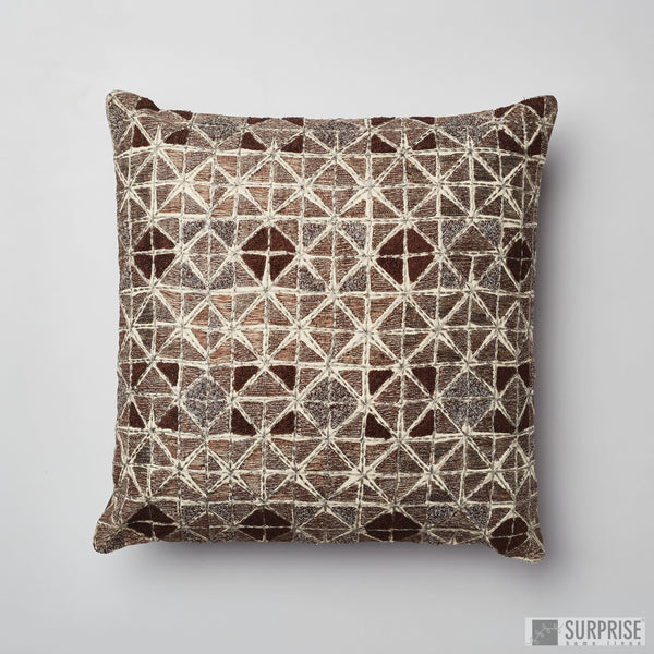 Surprise Home - Gypsy Squares Cushion Covers (Brown)