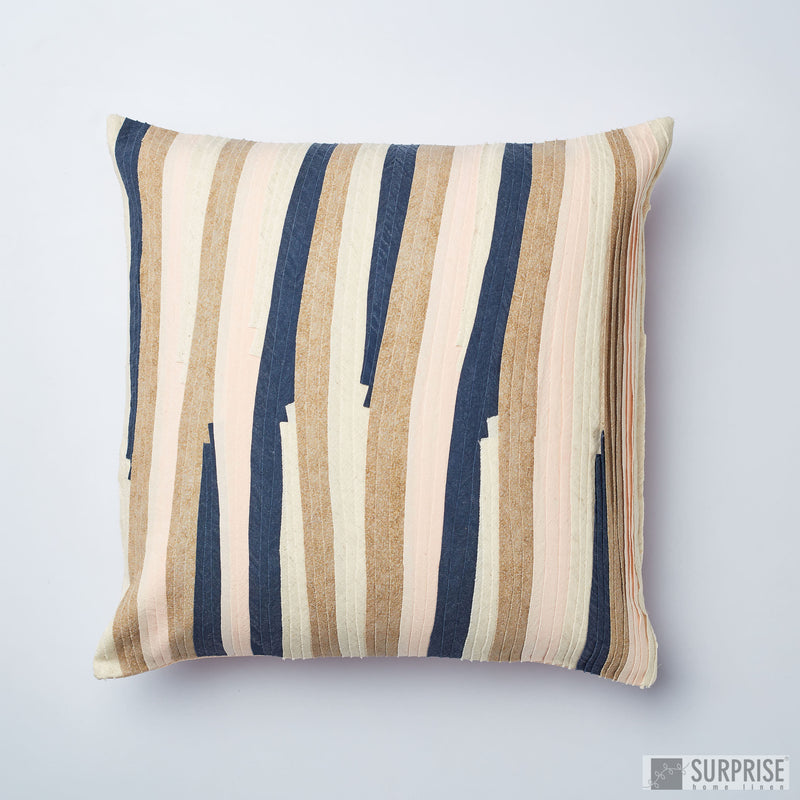 Surprise Home - Pleated Waves Cushion Covers (Cream)