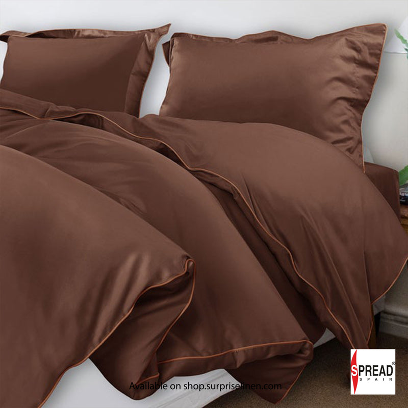 Spread Spain - The Italian Collection 500 Thread Count Cotton Bedsheet Set (Choco)
