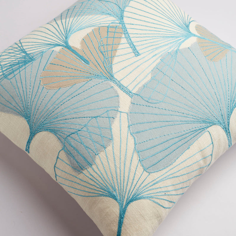 Surprise Home - Floral Fantasy Cushion Covers (Icy Blue)