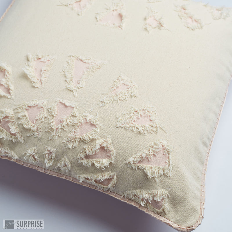 Surprise Home - Peek-a-boo Cushion Covers (Blush Pink)
