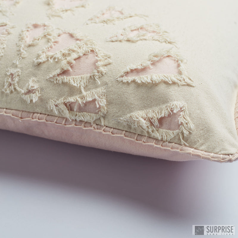 Surprise Home - Peek-a-boo Cushion Covers (Blush Pink)