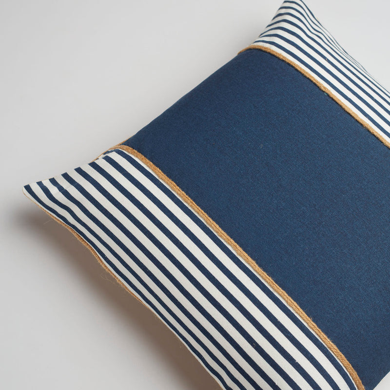 Surprise Home - Nautic Stripes Cushion Covers (Blue)