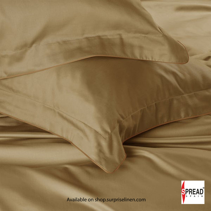 Spread Spain - The Italian Collection 500 Thread Count Cotton Bedsheet Set (Camel)