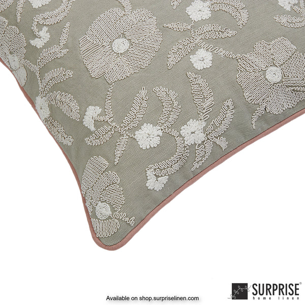 Surprise Home - Summer Elegance 40 x 40 cms Designer Cushion Cover (Pink)